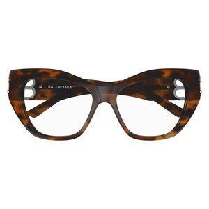 New Authentic  BALENCIAGA Everyday Havana Cat Eye BB0312O 006 Glasses Women